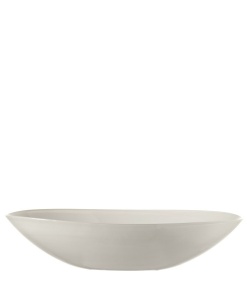 Skål oval 32 white Alabastro