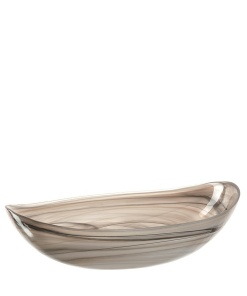 Skål oval 32 beige Alabastro