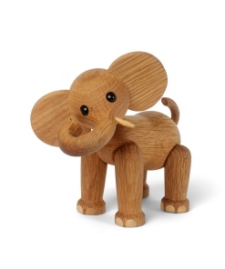 Ollie Elefant Trädekoration 15 cm Ek/Lönn