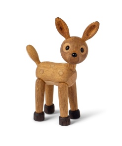 Spot Rådjur Baby Trädekoration 12,7 cm Ek/Lönn