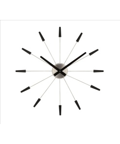 Väggklocka- Plug Inn 58 Svart