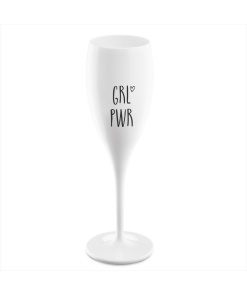 CHEERS Grl pwr, Champagneglas med print 6-pack 100ml