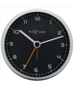 Klocka Company Alarm 9cm Svart/Metall