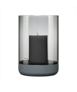 Calma Ljuslykta Large 22,5 cm Steel Gray Smoke