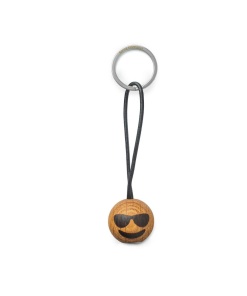 Emoji Nyckelring Cool Ø3 cm Ek