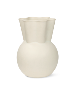 Vas Eva Stoer Nielsen 20 cm Vit