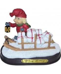 Rolf Lidberg Tomtenisse m kälke