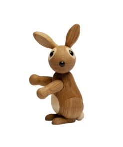Bounce Kanin Trädekoration 9,5 cm Ek